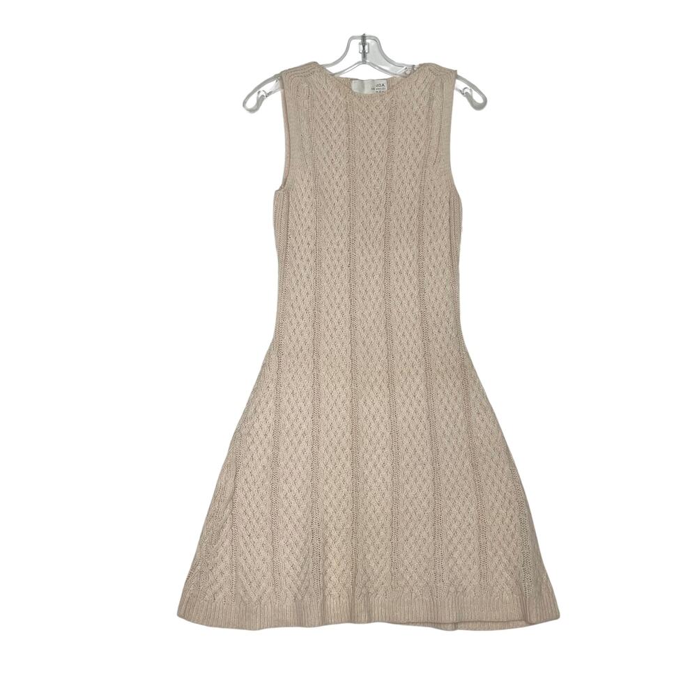 J.O.A. Turtleneck Sleeveless Knit Dress Blush Womens Small Angora